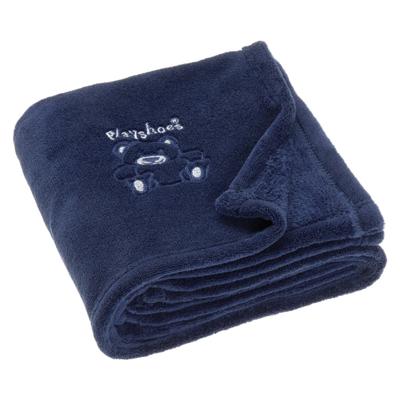 Playshoes fleece babydeken Beer Marine-75x100 cm