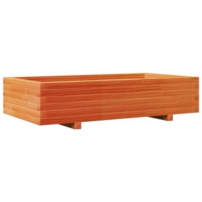 Plantenbak 110x60x26,5 cm massief grenenhout wasbruin Plantenbak 110x60x26,5 cm massief grenenhout wasbruin