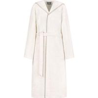 Cawö Cawo Home Dames Badjas met Capuchon 6219 natur XL - thumbnail