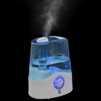 VidaXL Ultrasone bevochtiger met koele mist en nachtlamp 6 l 300 ml/u - thumbnail