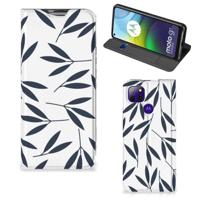 Motorola Moto G9 Power Smart Cover Leaves Blue - thumbnail