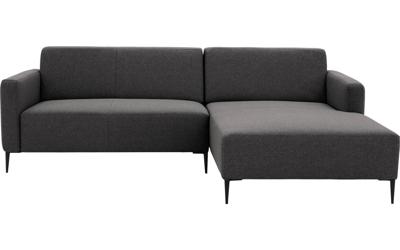 Goossens Bank Key West grijs, stof, 2-zits, modern design