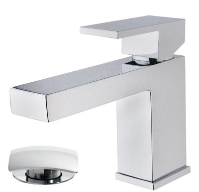 Wastafelmengkraan Wiesbaden Rombo met Clickwaste Chroom Wastafelmengkraan Wiesbaden Rombo met Clickwaste Chroom