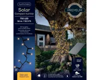 Kerstverlichting solar compact twinkel 750 lamps klassiek warm - thumbnail