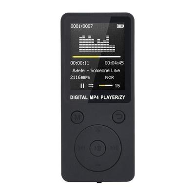 2019 fashion draagbare MP4 Lossless Music Player FM Geluidsrecorder walkman speler mini ondersteuning van muziek radio opname 3 geen memory(Black)