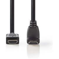 Nedis CVGP34200BK15 High Speed HDMI Kabel 90° Haaks met Ethernet 1.5 m Zwart - thumbnail