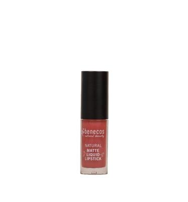 Benecos natural beauty Natural lipstick liquid mat rosewood romance 5 Milliliter
