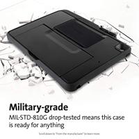 Kensington iPad 10,2 inch beschermhoes met valbescherming, BlackBelt 2e graden, schermbescherming en Apple penhouder, K97321WW - thumbnail