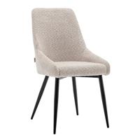 Furnihaus Eetkamerstoel Oscar Boucle Beige Set van 4 - thumbnail