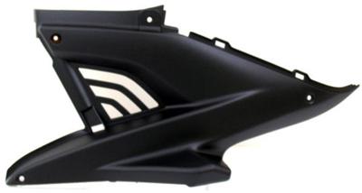 Edge Motorscherm z kap links yamaha aerox tot bj. 2014 mat zwart
