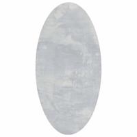 VidaXL Vloerkleden ovaal huarte grijs 80 x 150 cm 100% polyester - thumbnail