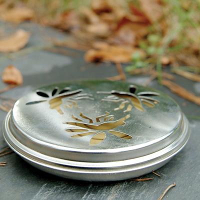 Citronella spiralen in zinken doosje