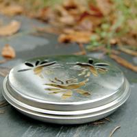 Esschert Design citronella spiralen in zinken bakje - thumbnail