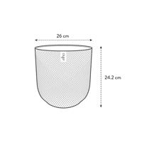 Bloempot Elho Rood Plastic Cirkelvormig - thumbnail