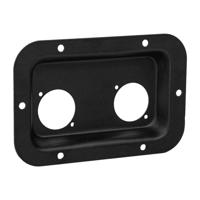 Adam Hall 87085 BLK inbouwschotel voor 2x powerCON TRUE1 zwart - thumbnail