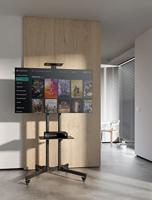 Equip 650603 70 Portable flat panel floor stand Zwart flat panel vloer standaard - thumbnail