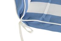 Stoelkussen DKD Home Decor Wit Hemelsblauw 42 x 4 x 115 cm - thumbnail