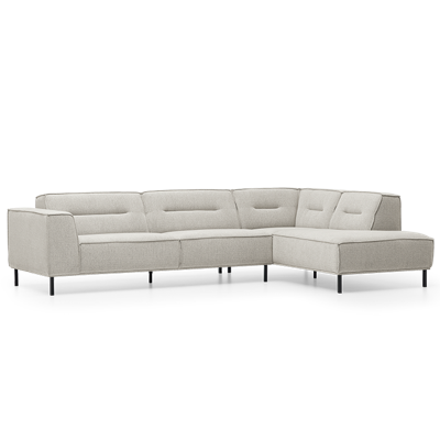 Hoekbank Bora Lichtgrijs Stof Hoekbank Bora Lichtgrijs Stof