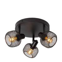 Lucide MAREN - Plafondspot - Ø 37 cm - 3xE14 - Zwart - thumbnail