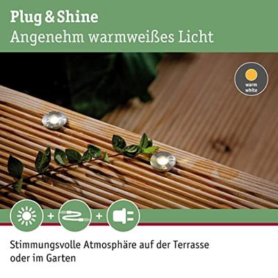 Paulmann 93694 Verlichtingssysteem Plug&Shine LED-buiteninbouwlamp (uitbreiding) Set van 5 stuks Paulmann 93694 Verlichtingssysteem Plug&Shine LED-buiteninbouwlamp (uitbreiding) Set van 5 stuks