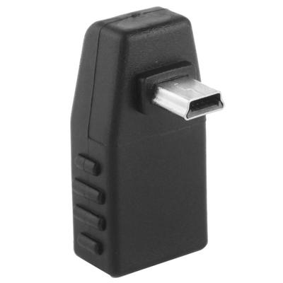 90 Graden Mini USB mannetje naar USB 2.0 A vrouwtje Adapter