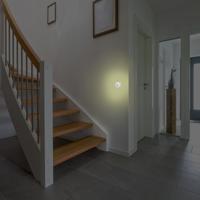 Hama led-nachtlampje touch switch voor stopcontact aanraakknop warm licht - thumbnail
