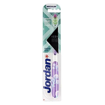 Jordan Tandenborstel individual clean medium 1 Stuks Jordan Tandenborstel individual clean medium 1 Stuks