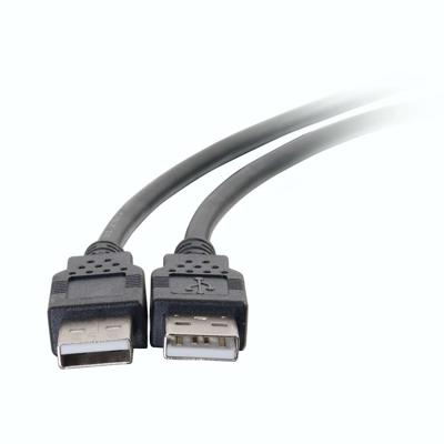 C2G /Cables to Go 28105 USB 2.0 A mannelijk naar A mannelijk kabel (1 meter, zwart)