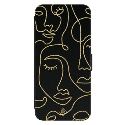 Samsung Galaxy S23 flipcase - Abstract faces