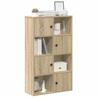 Boekenkast 60x24x101,5 cm bewerkt hout sonoma eikenkleurig - thumbnail
