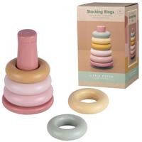 Little Dutch Stapelringen Roze - thumbnail
