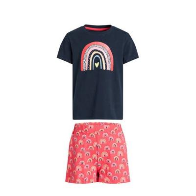 WE Fashion shortama met all over print deep blue WE Fashion shortama met all over print deep blue