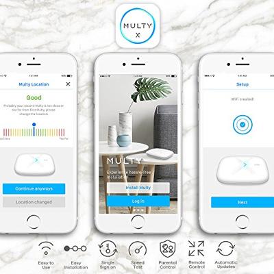 Zyxel Multy X Tri-Band AC3000 Whole Home Wi-Fi Mesh System. Router or Satellite Extension - Pack of 3 [WSQ50]