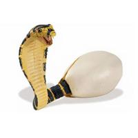 Safari speeldier baby cobra 9,5 cm geel/zwart - thumbnail