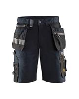 Blåkläder Short met stretch en spijkerzakken 15981343 | Donker marineblauw/Zwart | Maat 52 - 7330509722008 - thumbnail