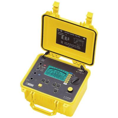Chauvin Arnoux C.A 6545 Isolatiemeter 500 V, 1000 V, 2500 V, 5000 V 10 TΩ Chauvin Arnoux C.A 6545 Isolatiemeter 500 V, 1000 V, 2500 V, 5000 V 10 TΩ