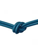 Strijkijzersnoer 3-aderig per meter petrolblauw - thumbnail