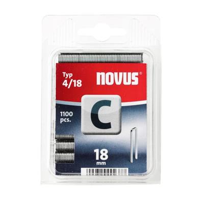 Novus Smalrug nieten C 4/18 | 1000 stuks - 042-0391 042-0802 Novus Smalrug nieten C 4/18 | 1000 stuks - 042-0391 042-0802
