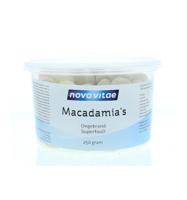 Nova Vitae Macadamia ongebrand raw 250 Gram - thumbnail