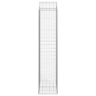 Schanskorf gewelfd 100x50x220/240 cm gegalvaniseerd ijzer Schanskorf gewelfd 100x50x220/240 cm gegalvaniseerd ijzer