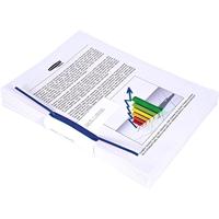 Bankers Box archiefbinder D-Clip blauw, doos van 100 stuks - thumbnail