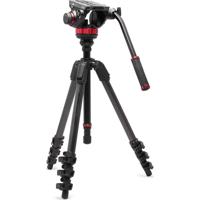 Manfrotto 502 Head Arca Swiss & 055 Carbon 4 Sec Video - thumbnail
