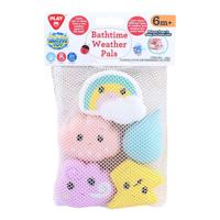 Playgo badspeelgoed weersinvloeden in net - 5dlg. - thumbnail