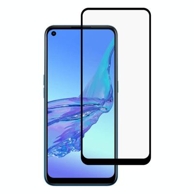 Voor OPPO A32 Full Glue Full Screen Tempered Glass Film