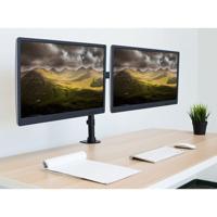 Techly ICA-LCD-382-D 27 inch klem zwart flatscreen houder voor bureau (klem, 20 kg, 40,6 cm (16 inch), 68,6 cm (27 inch), 100 x 100 mm, zwart) - thumbnail