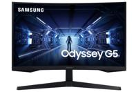 Samsung Odyssey G5 Gaming Monitor (LC27G55TQWRXEN) Monitor Zwart - thumbnail