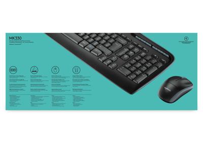 Logitech MK330 desktop zwart - thumbnail