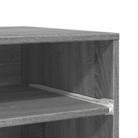 Printerkastje met wielen 60x48x74 cm grijs sonoma eikenkleur - thumbnail