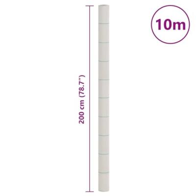 Worteldoek 2x10 m polypropeen wit - thumbnail