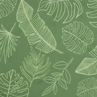 VidaXL Tuinbankkussen bladpatroon 200x50x7 cm stof - thumbnail